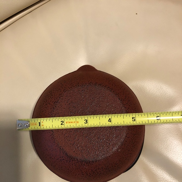 Cast Iron Tea Kettle w/Lid, Burnt Red - Picture 11 of 11